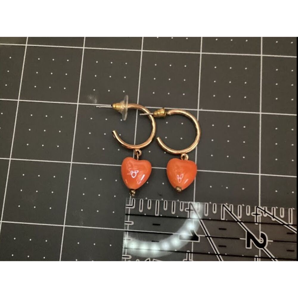Chunky / Tube Heart Hoops